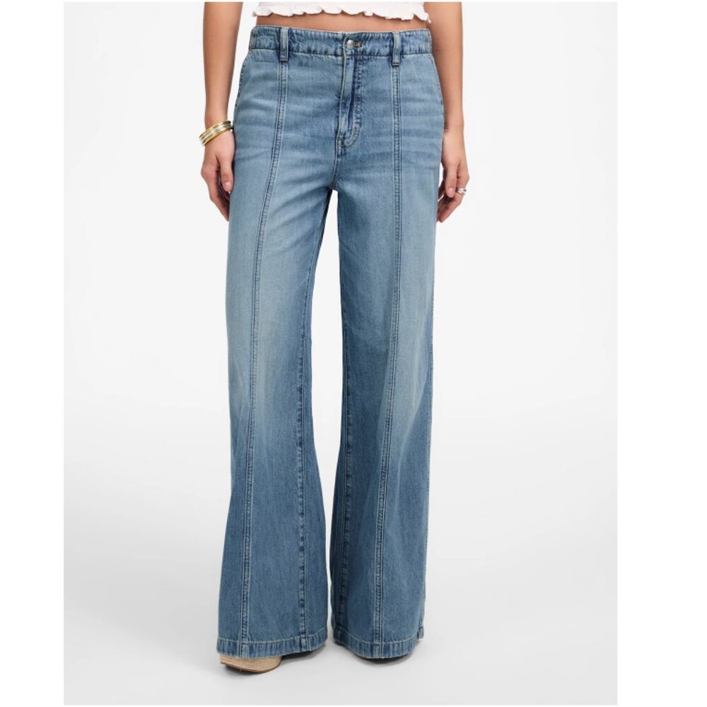 Madewell Wide-Sweep Denim Trousers